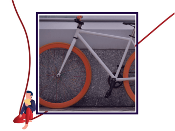 Un vélo de location