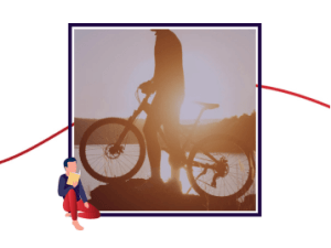 Un vélo de location