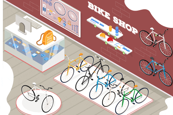 Magasin de location de vélos
